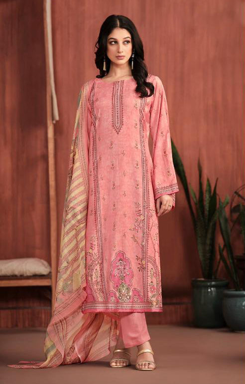 BEAUTIFUL PURE VISCOUS MUSLIN TOP WITH BOTTOM AND DUPATTA