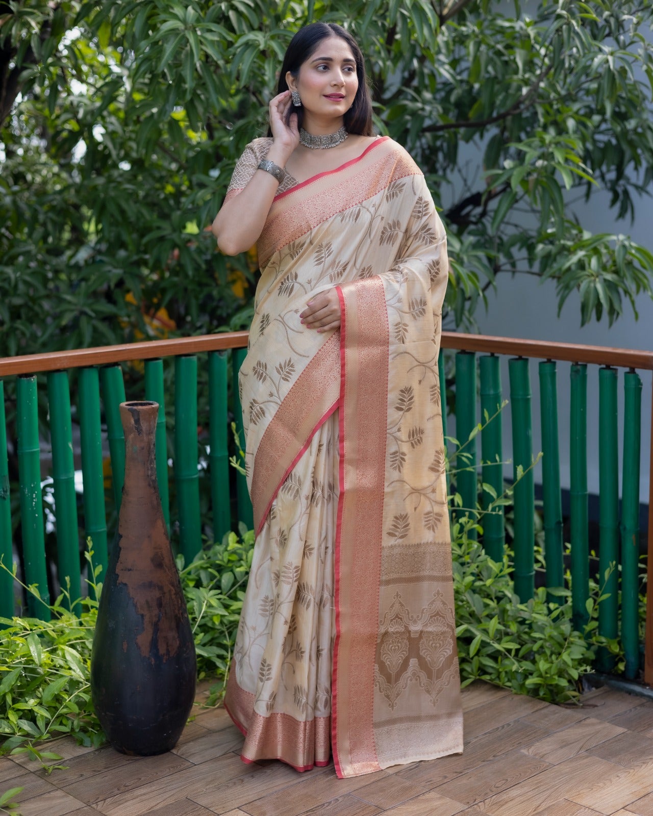 Banarasi Kanchi Semi Silk