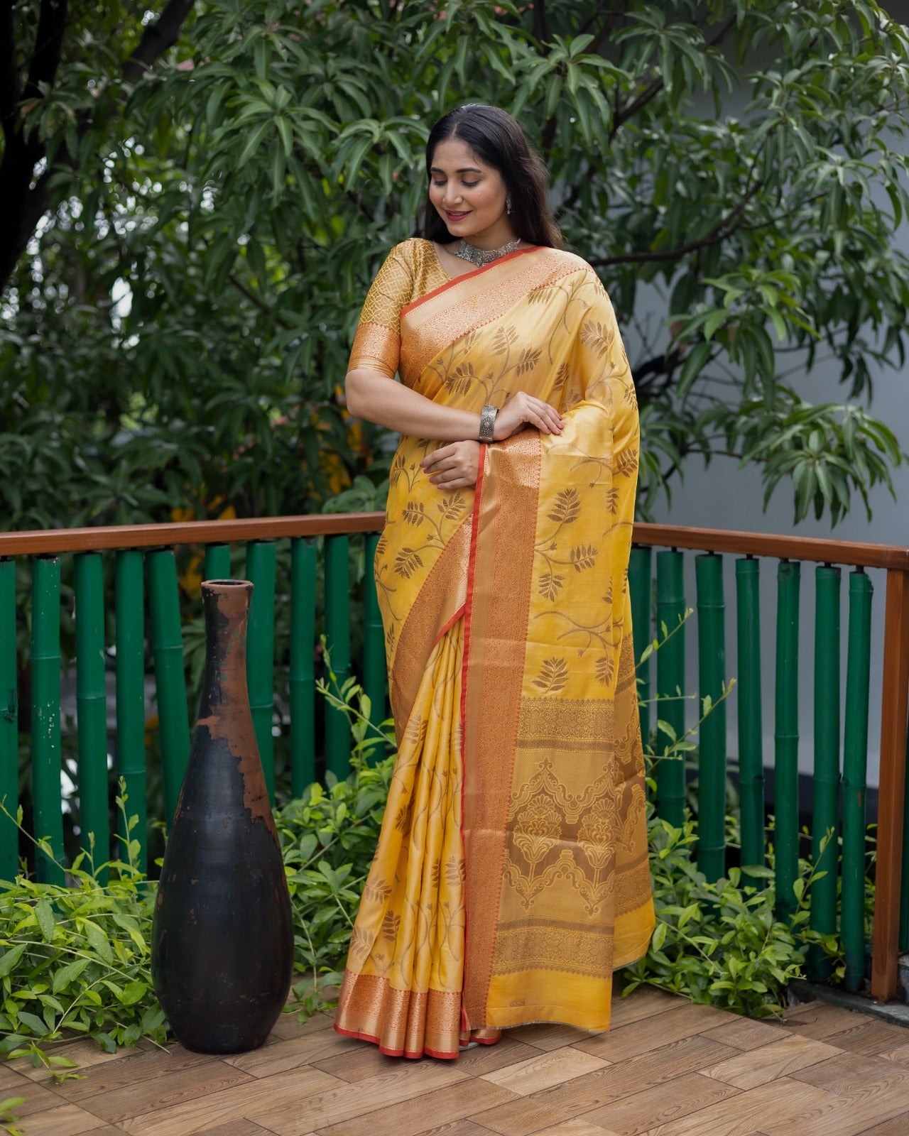 Banarasi Kanchi Semi Silk