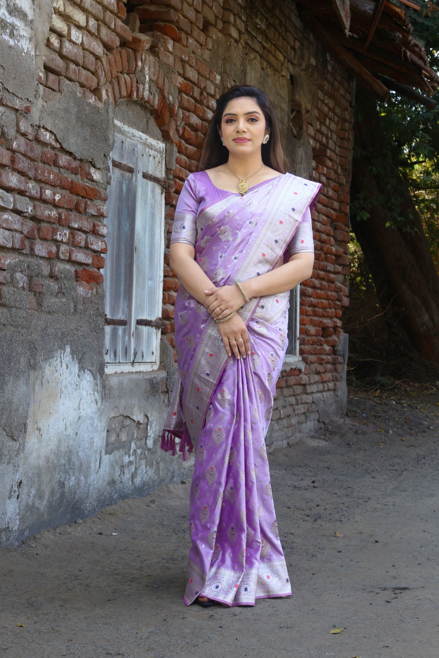 Very Beautiful and premium hand work royal intensely crafted Satin sarees